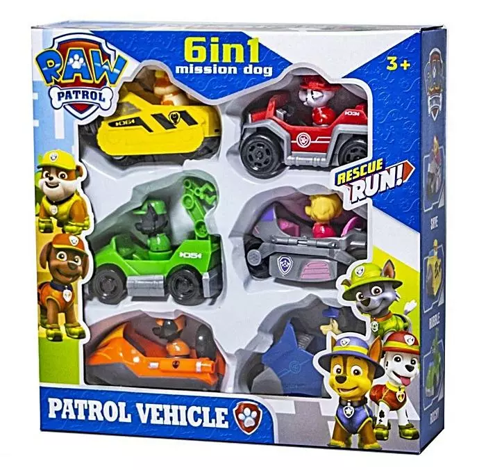 Набір машинок "Щенячий Патруль" F1 оптом